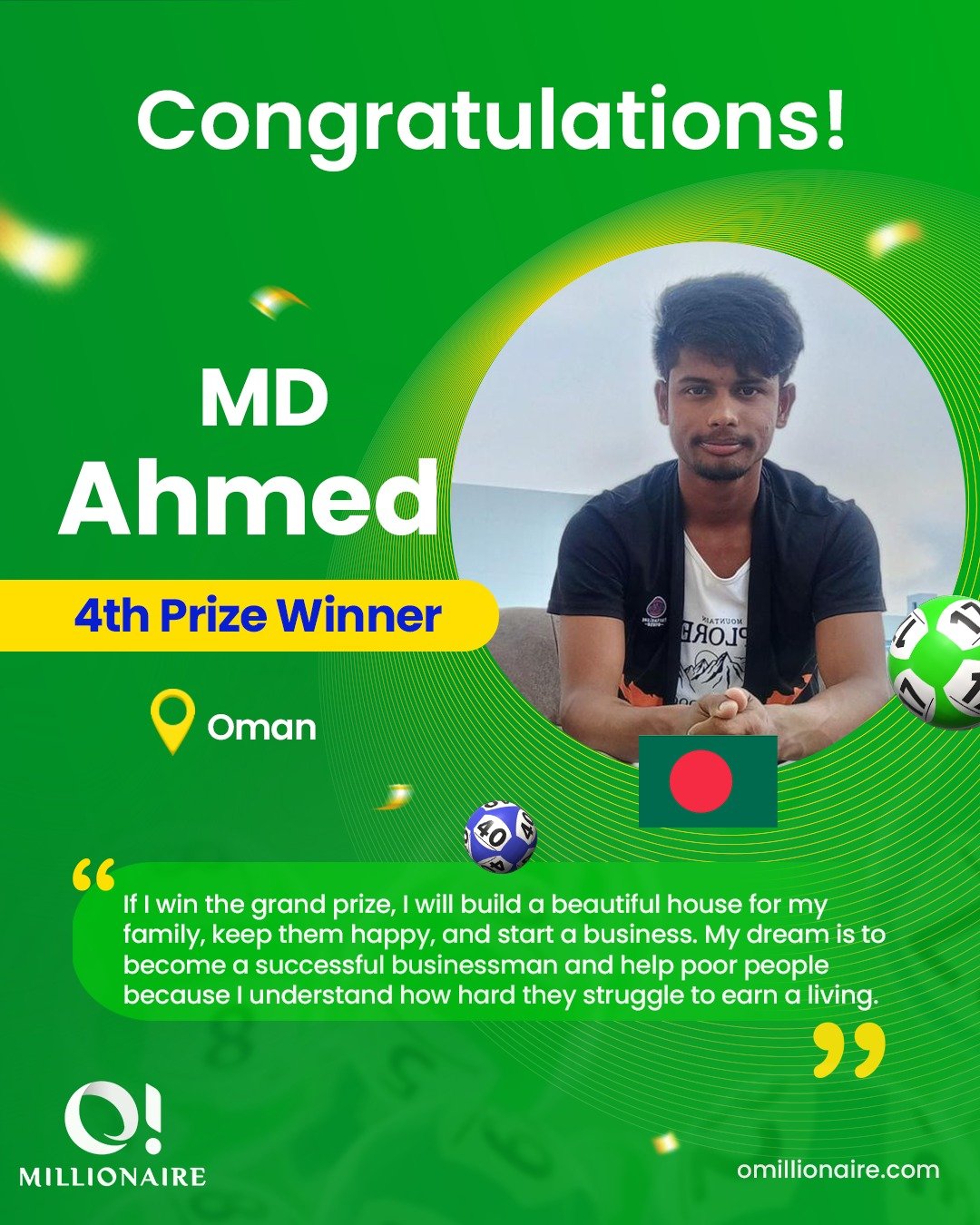 bangladeshi winner