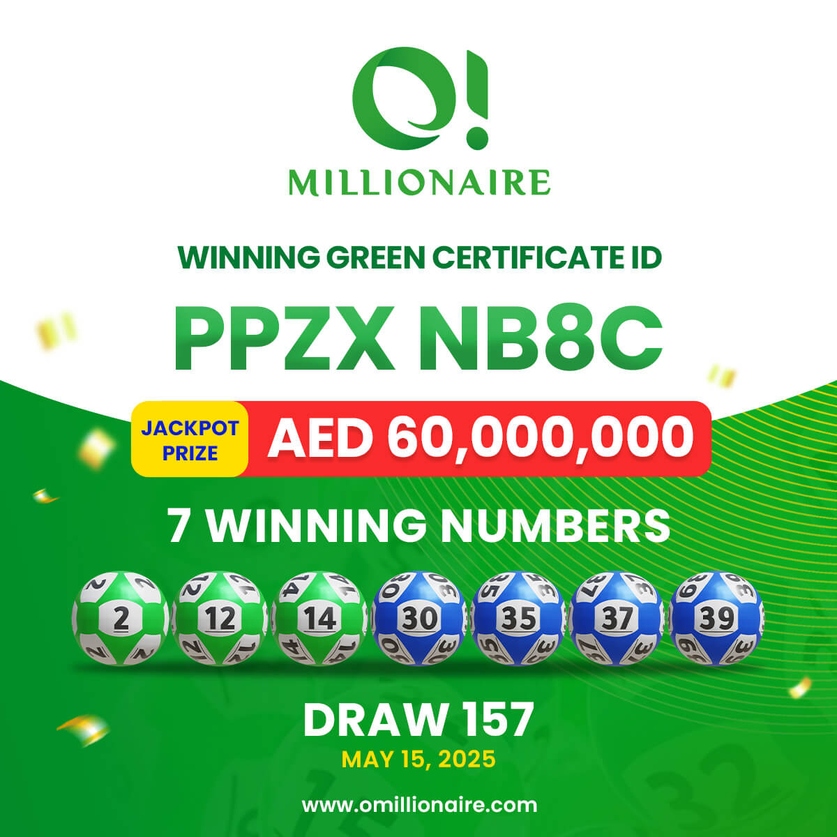 winning numbers