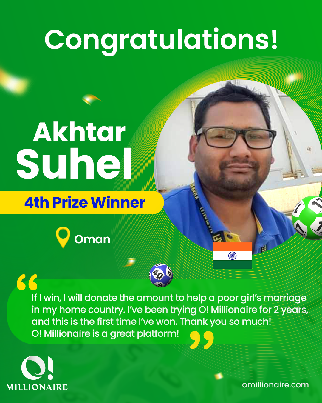 Akhtar Suhel omillionaire winner