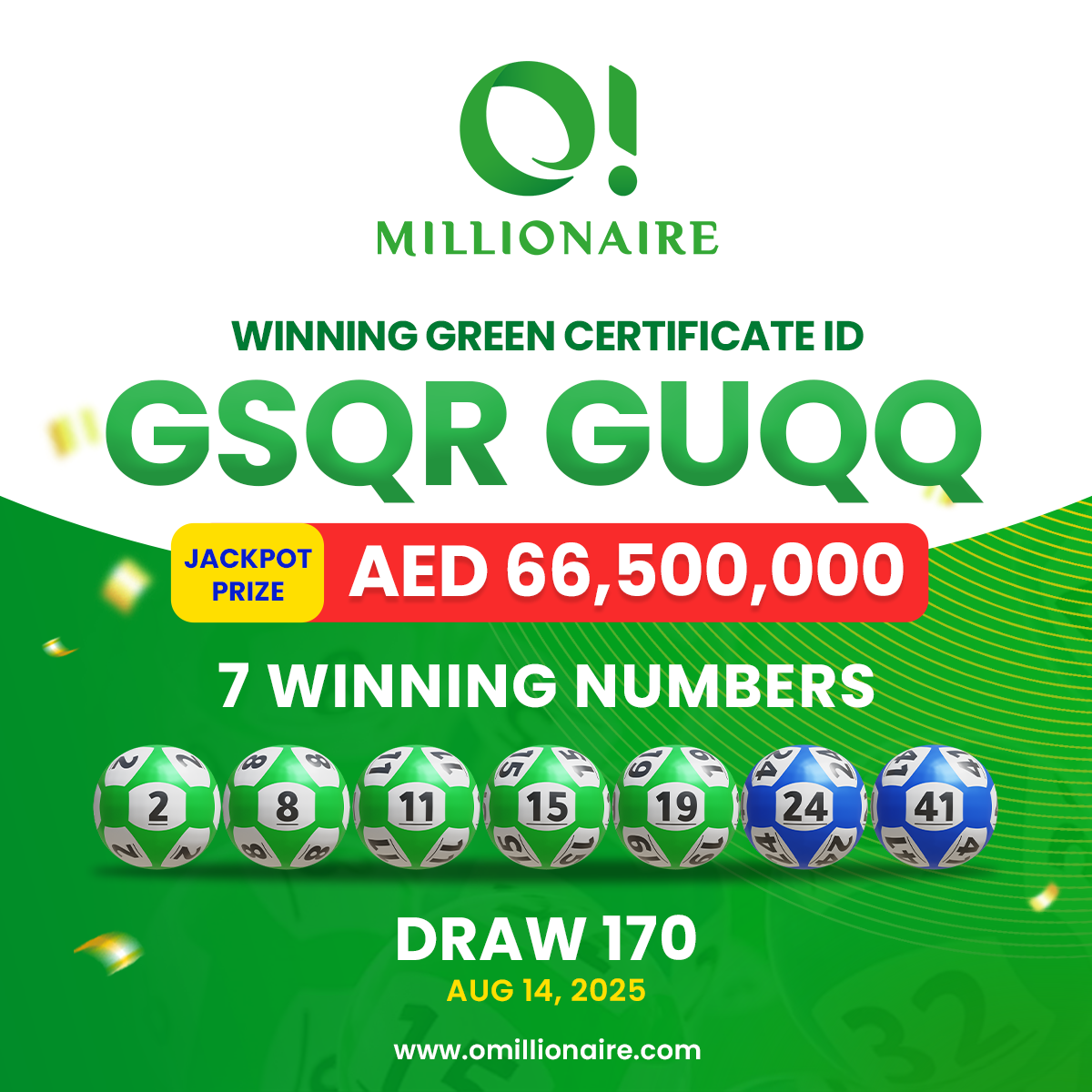 DRAW 170-Winning Nos_1080x1080