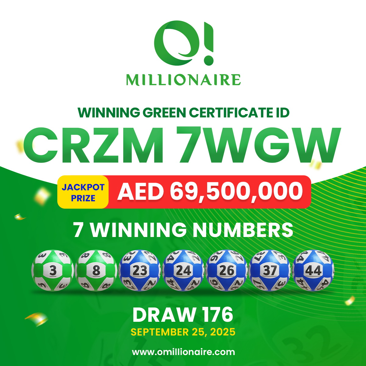 Draw 176 results