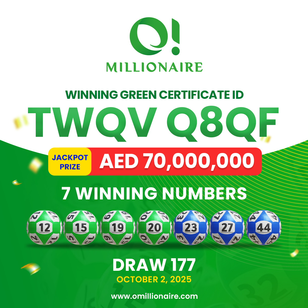 draw 177 results