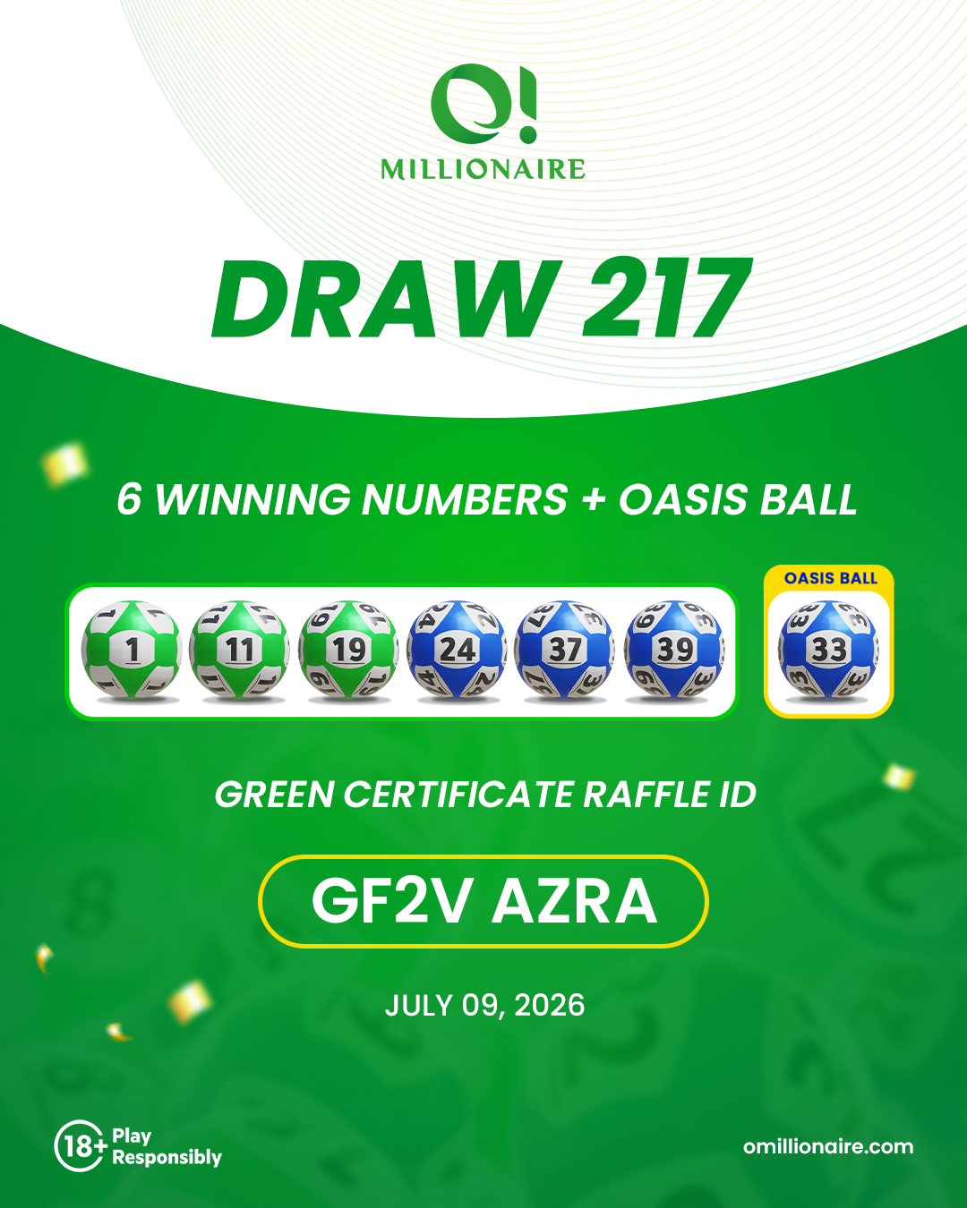 draw 217 results