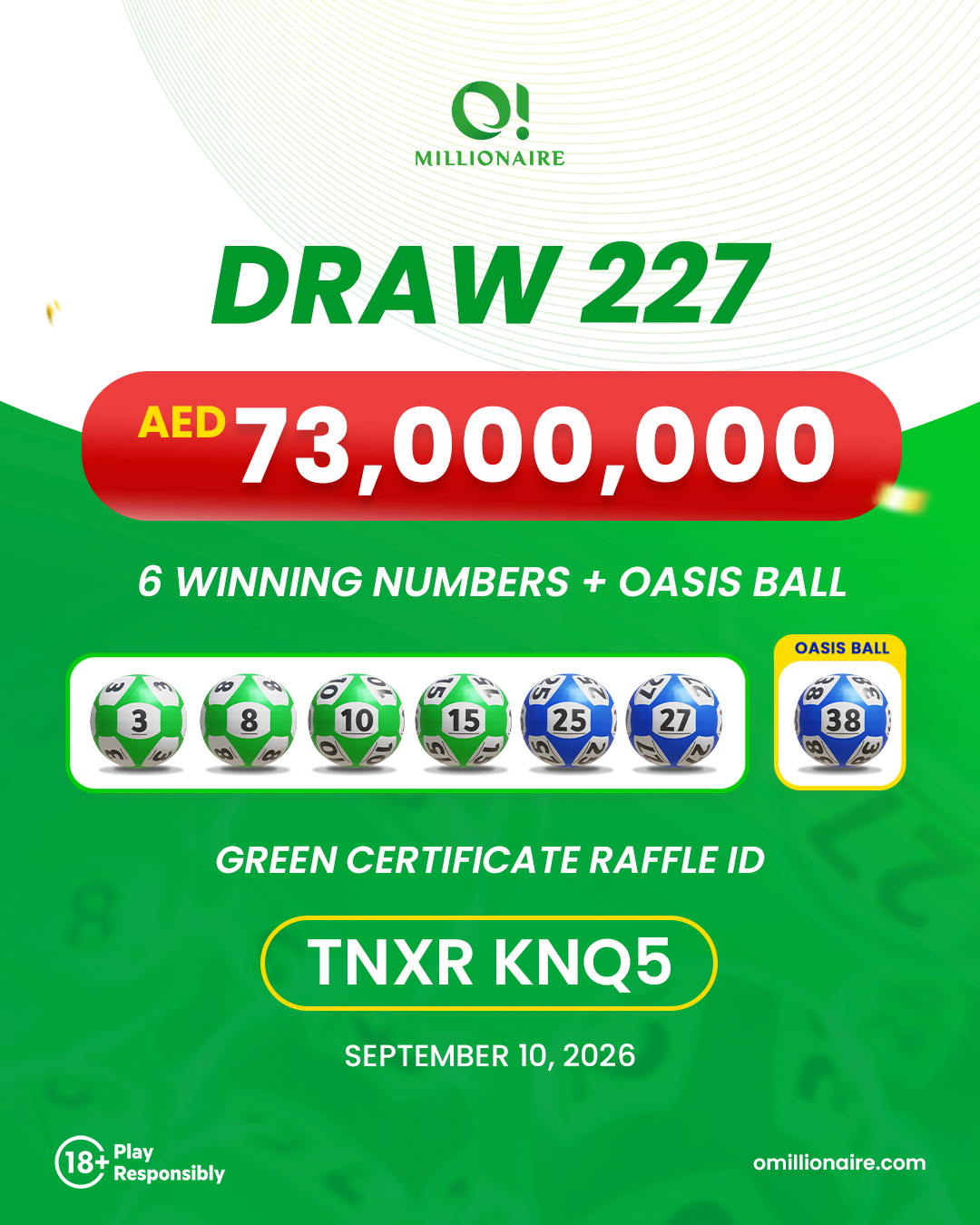 draw 227 results